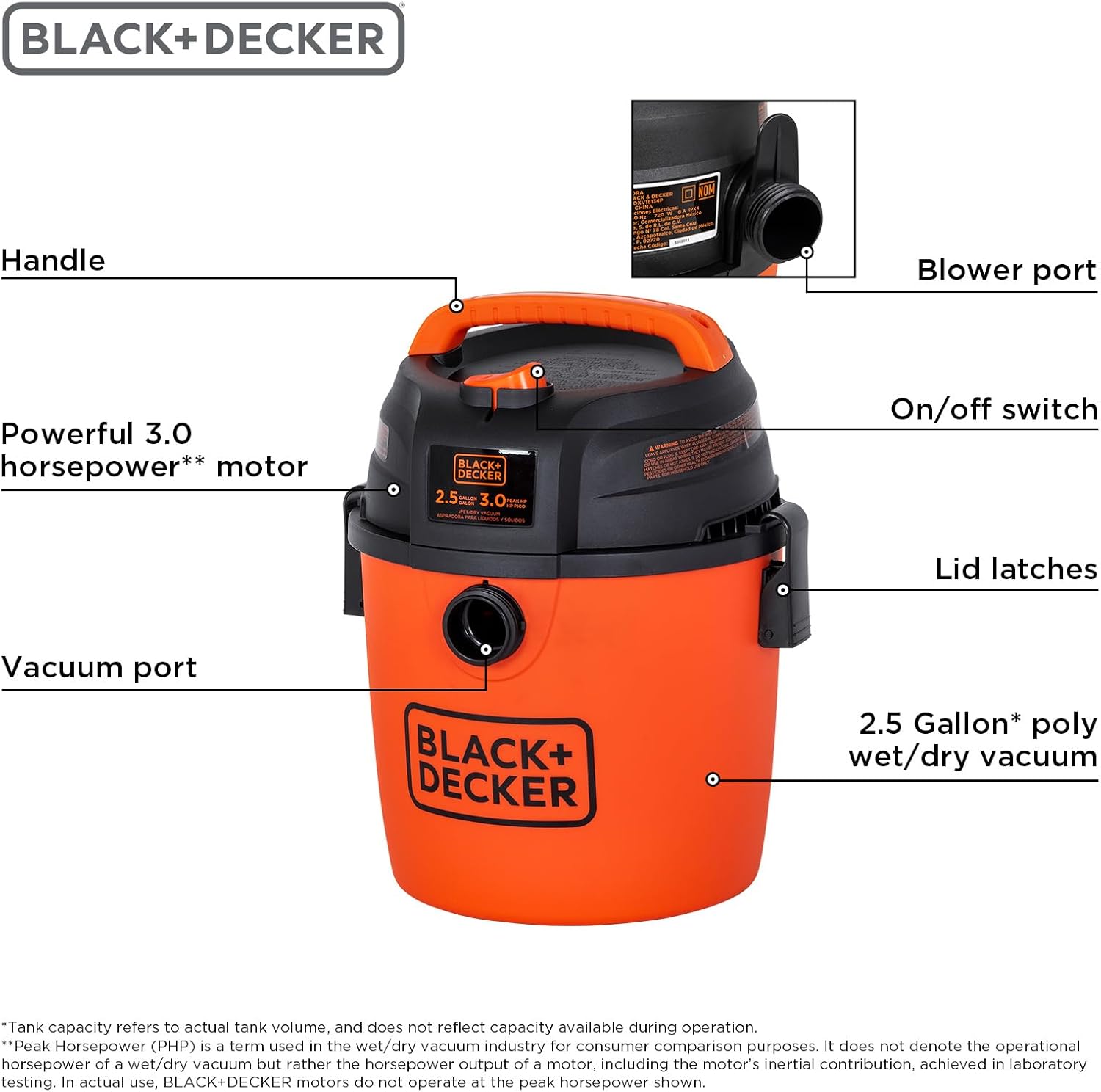 The Ultimate Cleaning Solution: BLACK+DECKER 2.5 Gallon Wet/Dry Mini Shop Vac Review