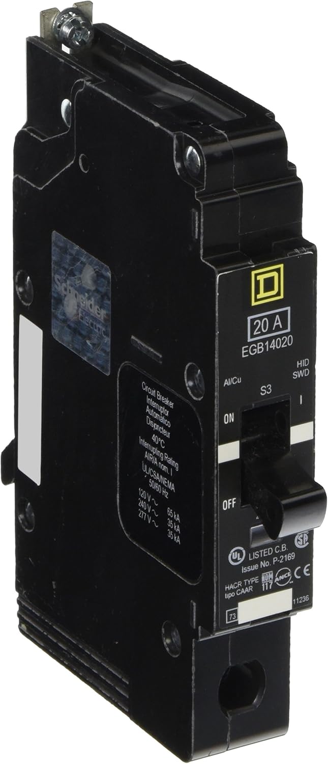 Schneider Electric SQD SP-480V-20A CB, EGB14020