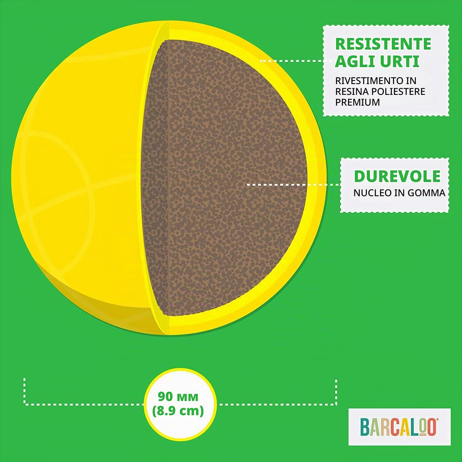 Barcaloo Bocce - Set di palle