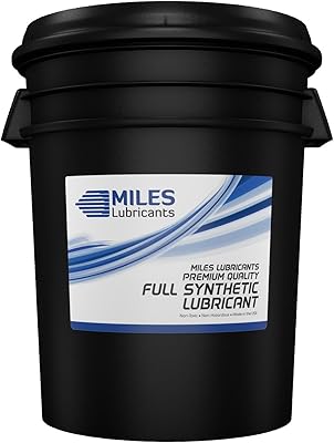 Miles Sb Comp Oil Plus ISO 32 Synthetic Blend Rotary Compressor Fluid 5 Gallon Pail
