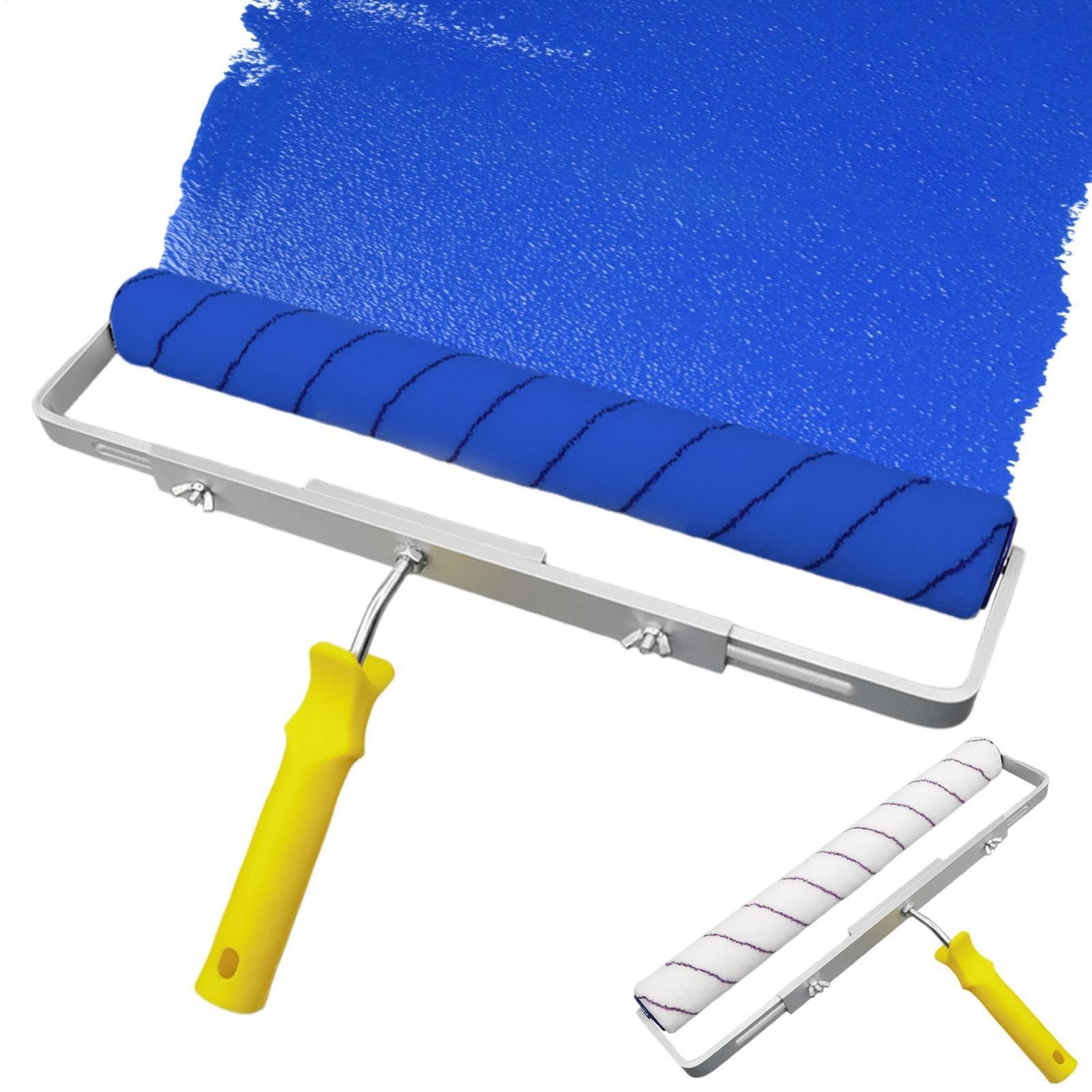 Set di rulli per pittura da 45,7 cm, senza cuciture, per pavimenti e soffitti, struttura leggera e stabile, ideale per progetti fai da te