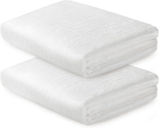 UNIFAMILY 2pcs Fiberglass Cloth, 12Ft/ 4Yd x 50" Fiberglass Cloth for Boats, 6 oz Fiberglass Mat, Fiber Glasses Cloth, Fiberglass Sheet, Fiberglass Repair