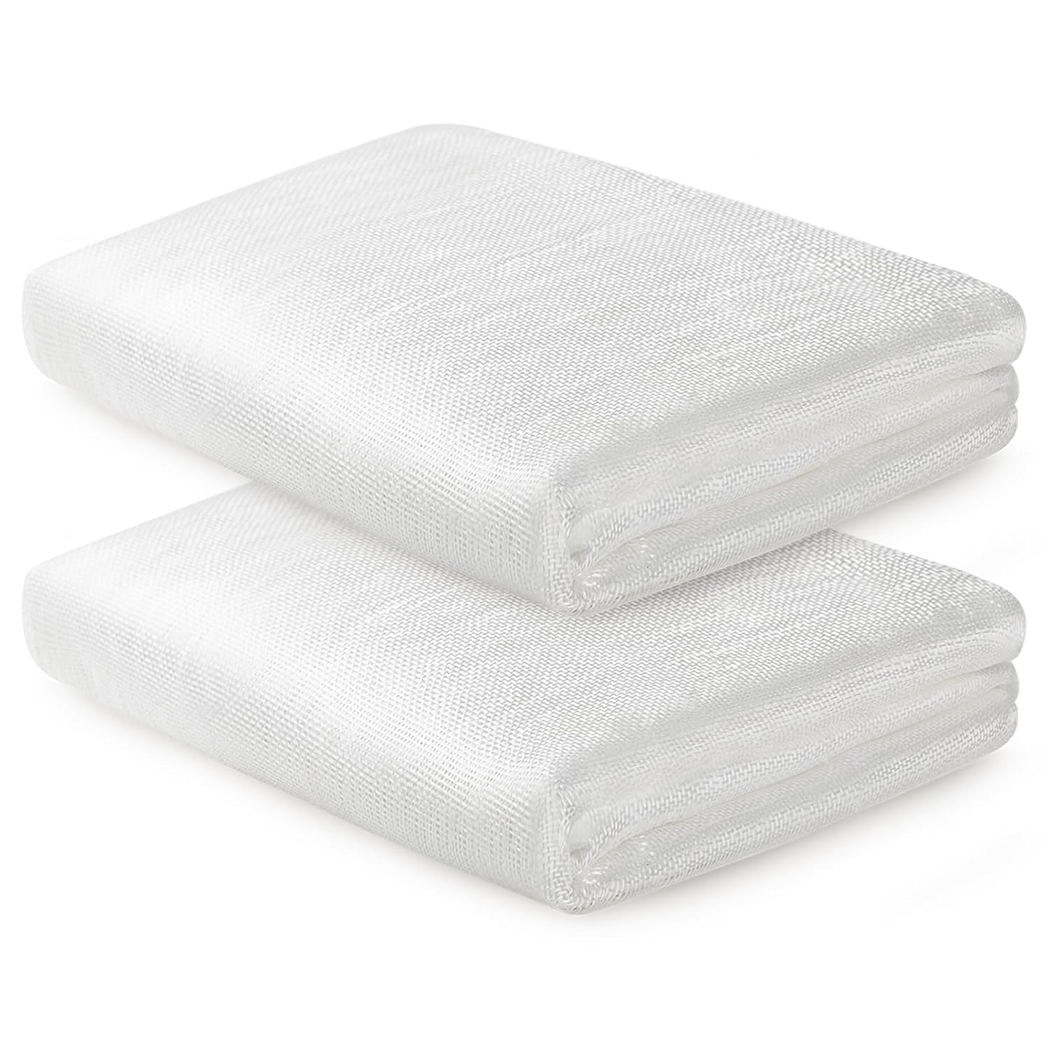 UNIFAMILY 2pcs Fiberglass Cloth, Total 24Ft/ 8Yd x 50" Fiberglass Cloth for Boats, 6 oz Fiberglass Mat, Fiber Glass Repair for Automotives, Tubs, Surfboards, Pool Repair, RC Plane, and More