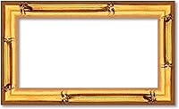 Vista 22 de Poster Palooza Marco de bambú dorado de 12 x 10 pulgadas de ancho, marco de madera maciza moldeado con plexiglás acrílico UV, respaldo de tablero