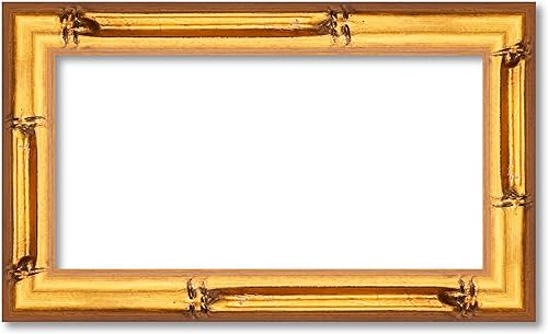 Miniatura 22 de Poster Palooza Marco de bambú dorado de 12 x 10 pulgadas de ancho, marco de madera maciza moldeado con plexiglás acrílico UV, respaldo de tablero