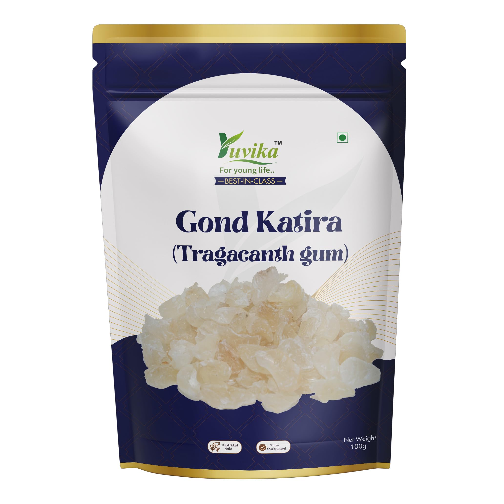 YUVIKA Gond Katira - Tragacanth Gum 100 Grams