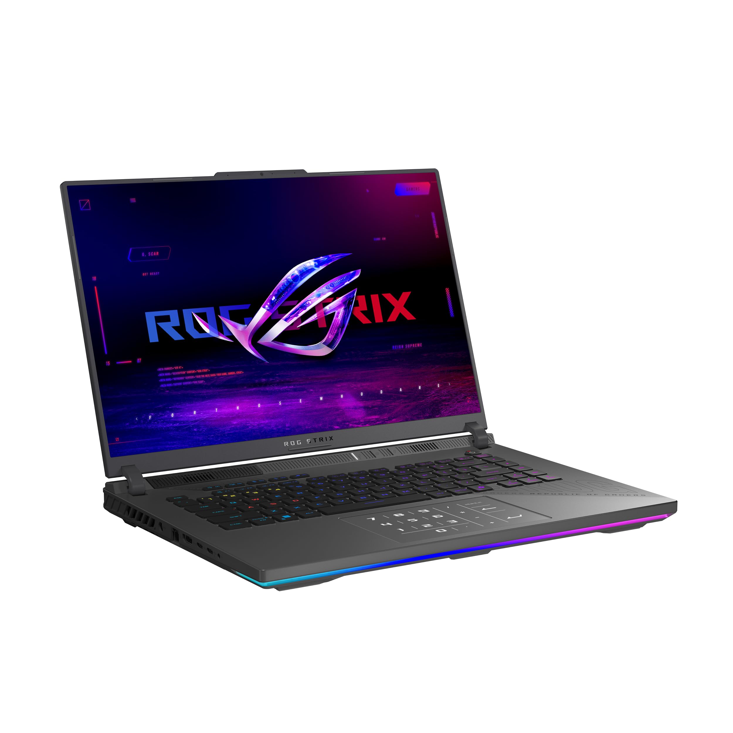 ASUS ROG Strix G16 (2025) Gaming Laptop, 16” ROG Nebula 16:10 2.5K 240Hz/3ms, NVIDIA® GeForce RTX™ 5070 Ti, AMD Ryzen™ 9 9955HX3D Processor, 32GB DDR5-5600, 1TB PCIe Gen 4 SSD, Wi-Fi 6E, Win 11 Home