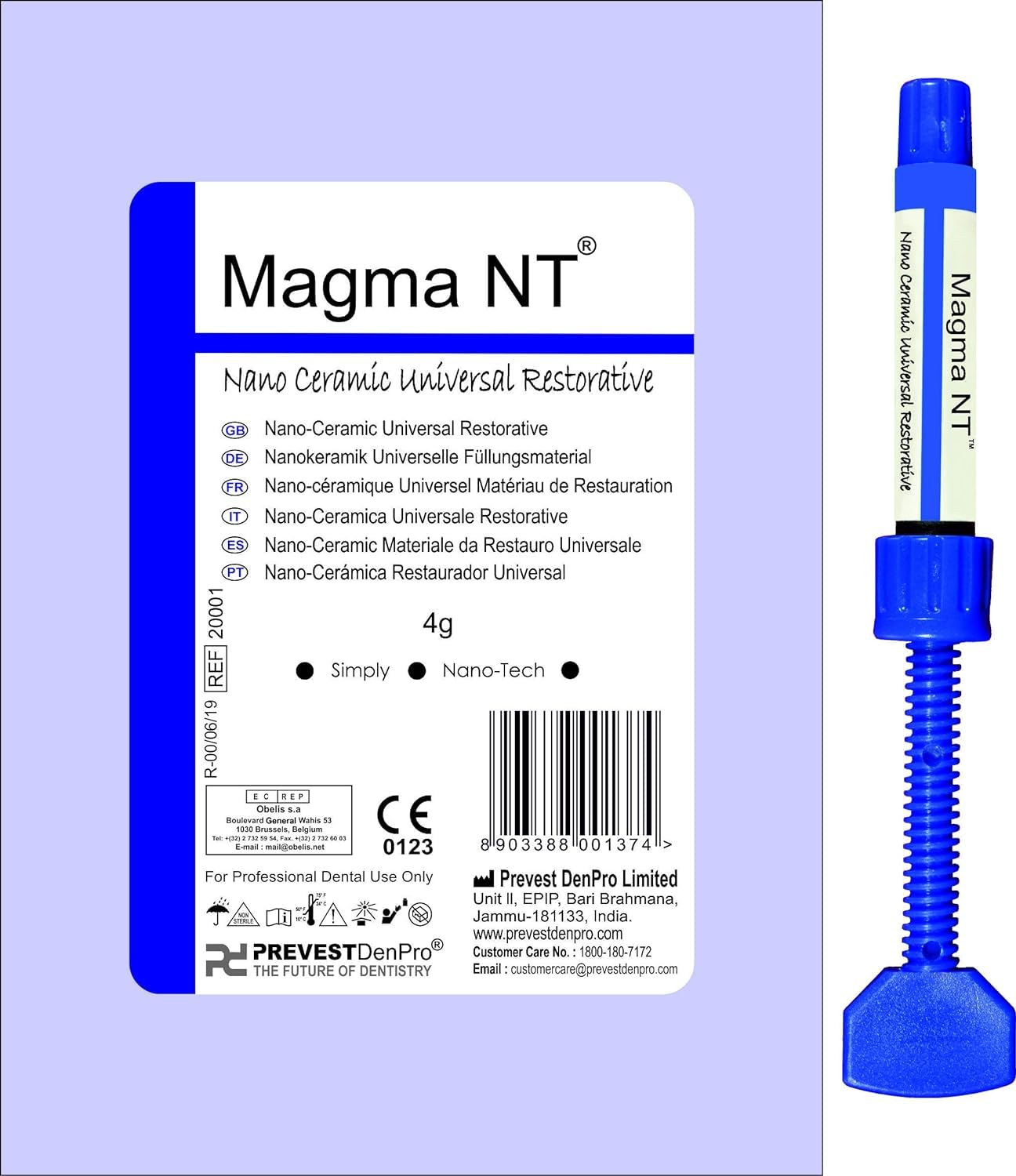 Résine composite Green Velly DenPro Magma Nt 4gm excellence dentaire