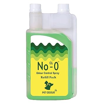 No-O? Odour Control Spray 1000 ml | Refill pack | Pet Area Freshener | Pet Odour Eliminator | Urine and Bad Smell Remover | Permanently Eliminate Air & Surface Odours | Works @ Molecular Level | Sme