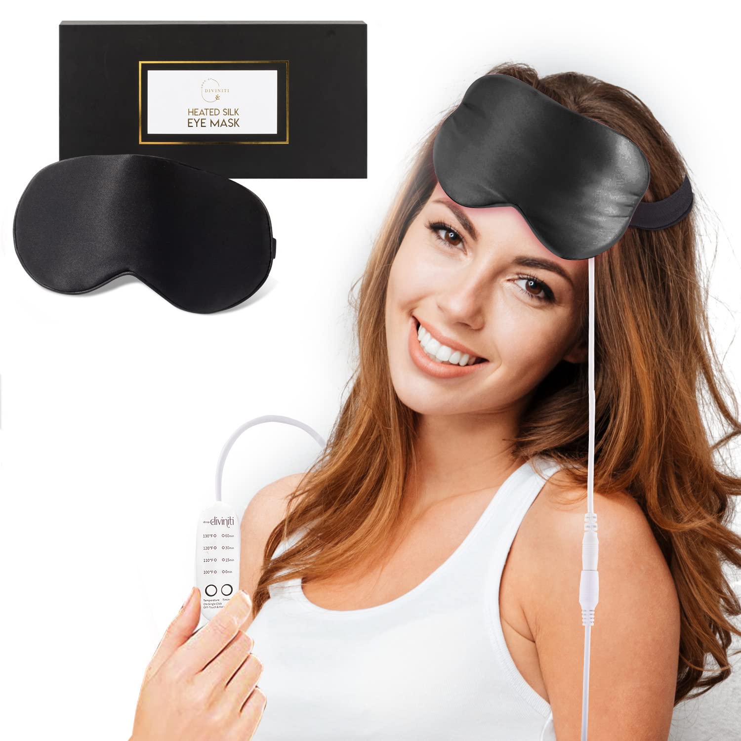 Heated Eye Mask for Dry Eyes Stye Treatment Dry Eye Mask Warm Compress for Eyes, Relieves