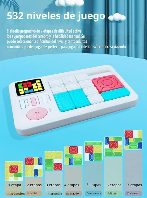 Foto 3 de 8 de CZT Slide Klotski Máquina de Rompecabezas con 532 Niveles de Juego Entrenamiento Cerebral Pensamiento Lógico…