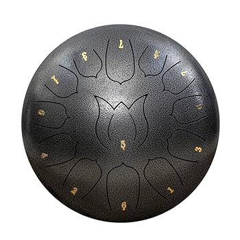 スチールタンドラム　大　30cm　Dキー15音　パンドラム　ハンドドラム 41tjZjddFQL.jpg