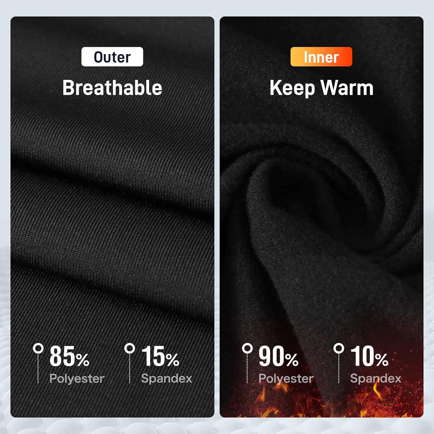 Women's Lightweight Fleece Lined Athletic Jacket, Soft Thermal Running Workout Zip Up Tops for Cold Weather - Image 4