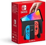 Nintendo Console Nintendo Switch (Modèle OLED) avec Manettes Joy-Con Bleu Néon/Rouge Néon - 1