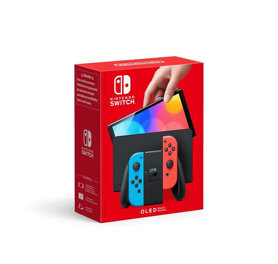Nintendo Konsola Switch, Wielokolorowy, OLED : Amazon.pl
