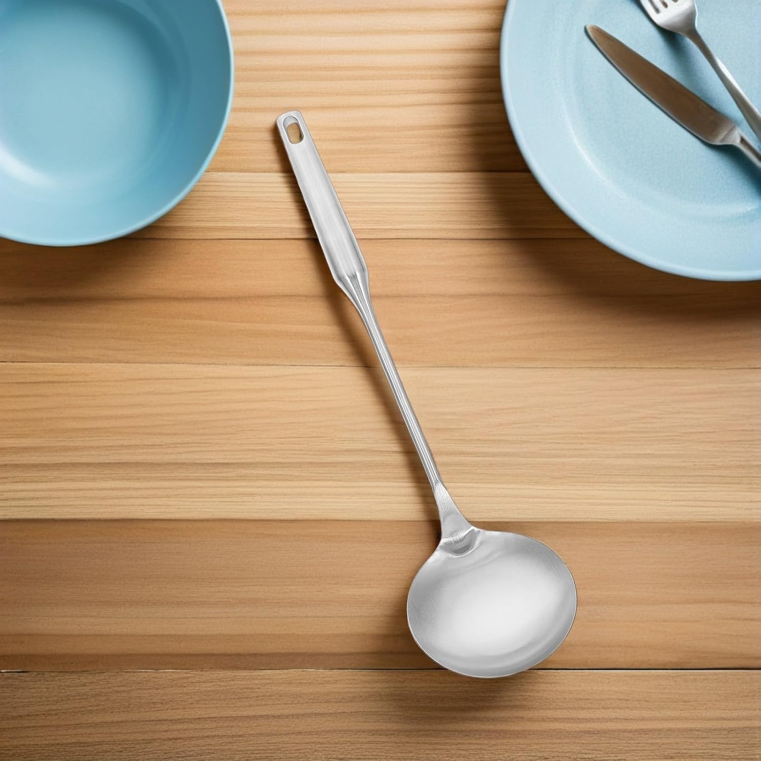 Stainless Steel Soup Ladle for Gravy Serving Long Handle 2pcs