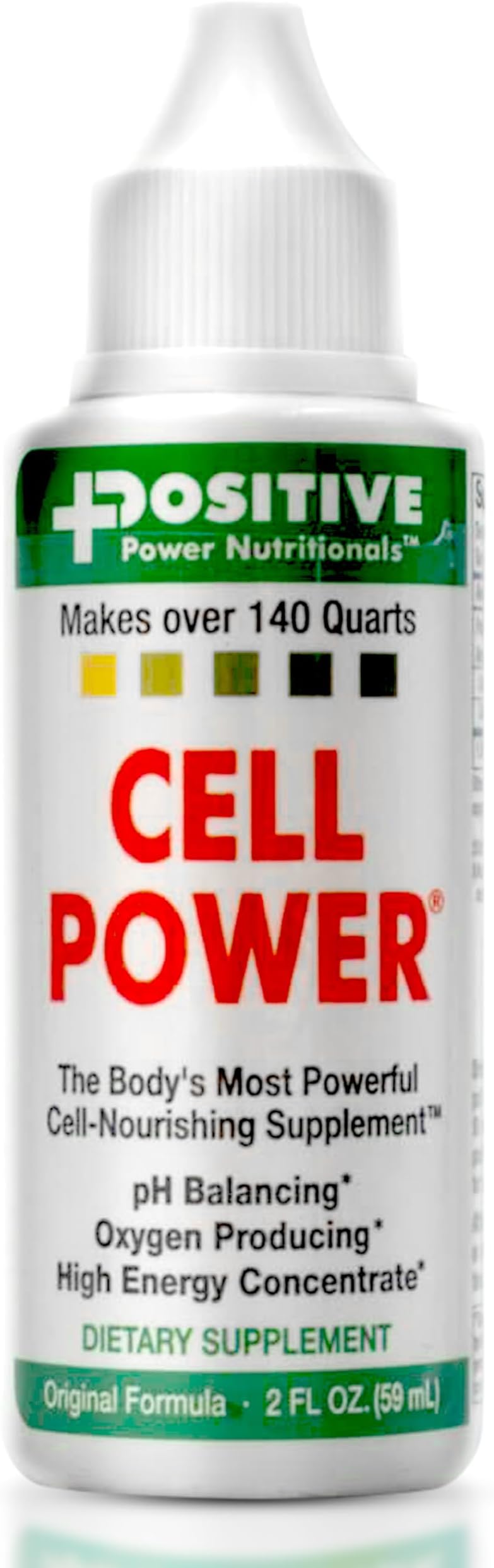 Cell Power® Oxygen Drops (2oz) - Liquid Oxygen Dietary Supplement Enriched with Beets, Grapes and Vegetable Protein - Liquid Oxygen Drops for Wellness