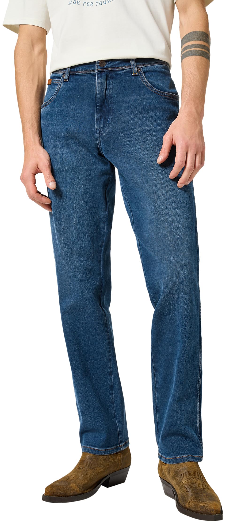 Wrangler Herren Texas Jeans, Misty Blue, 33W / 34L