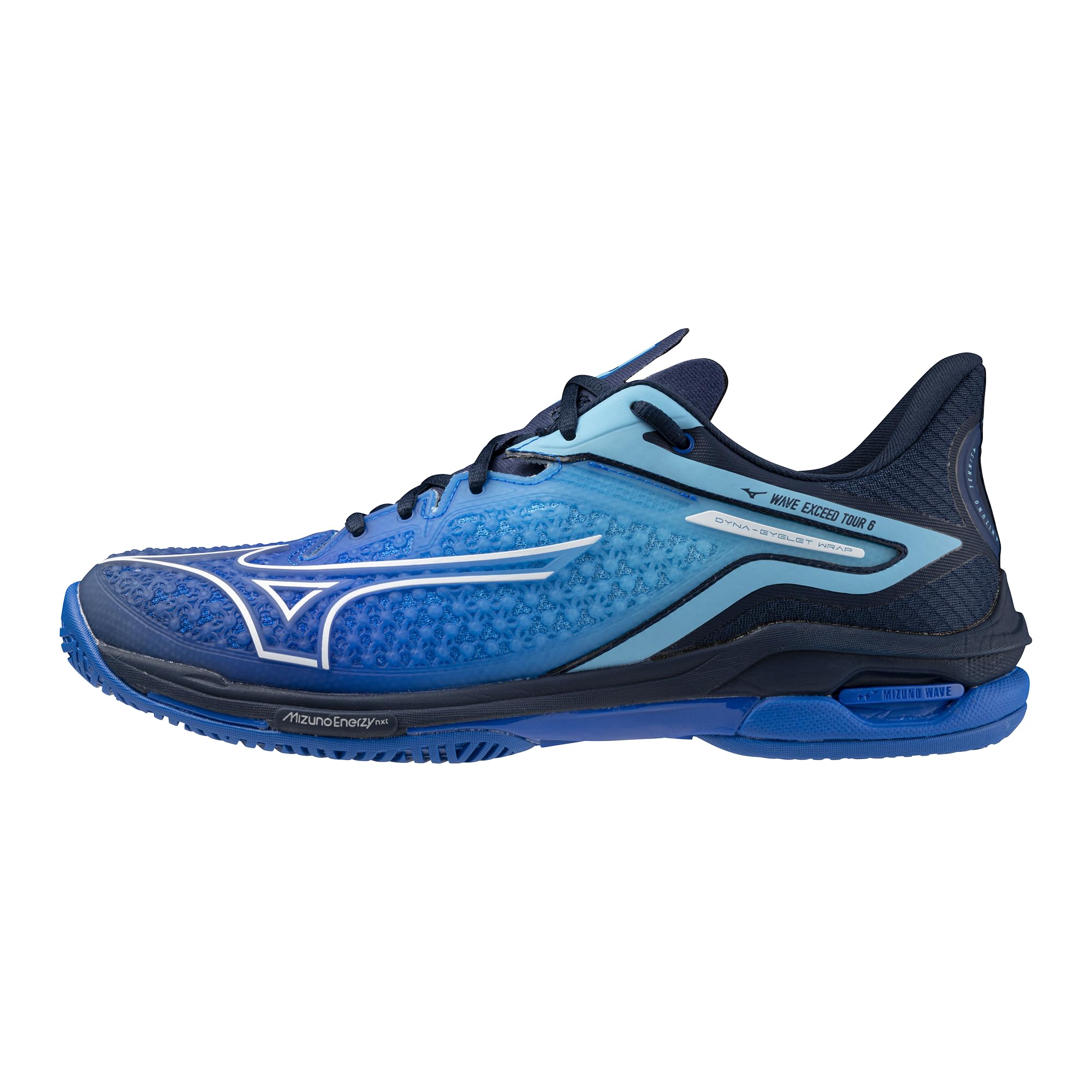 Mizuno Men's Wave Exceed Tour 6 Ac Tennis Shoe, Mugen Blue-White