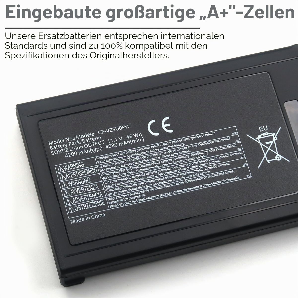 46Wh CF-VZSU0PW Laptop Akku für Panasonic Toughbook CF-54 CF54