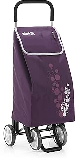 Vileda Gimi Twin boodschappentrolley, violet