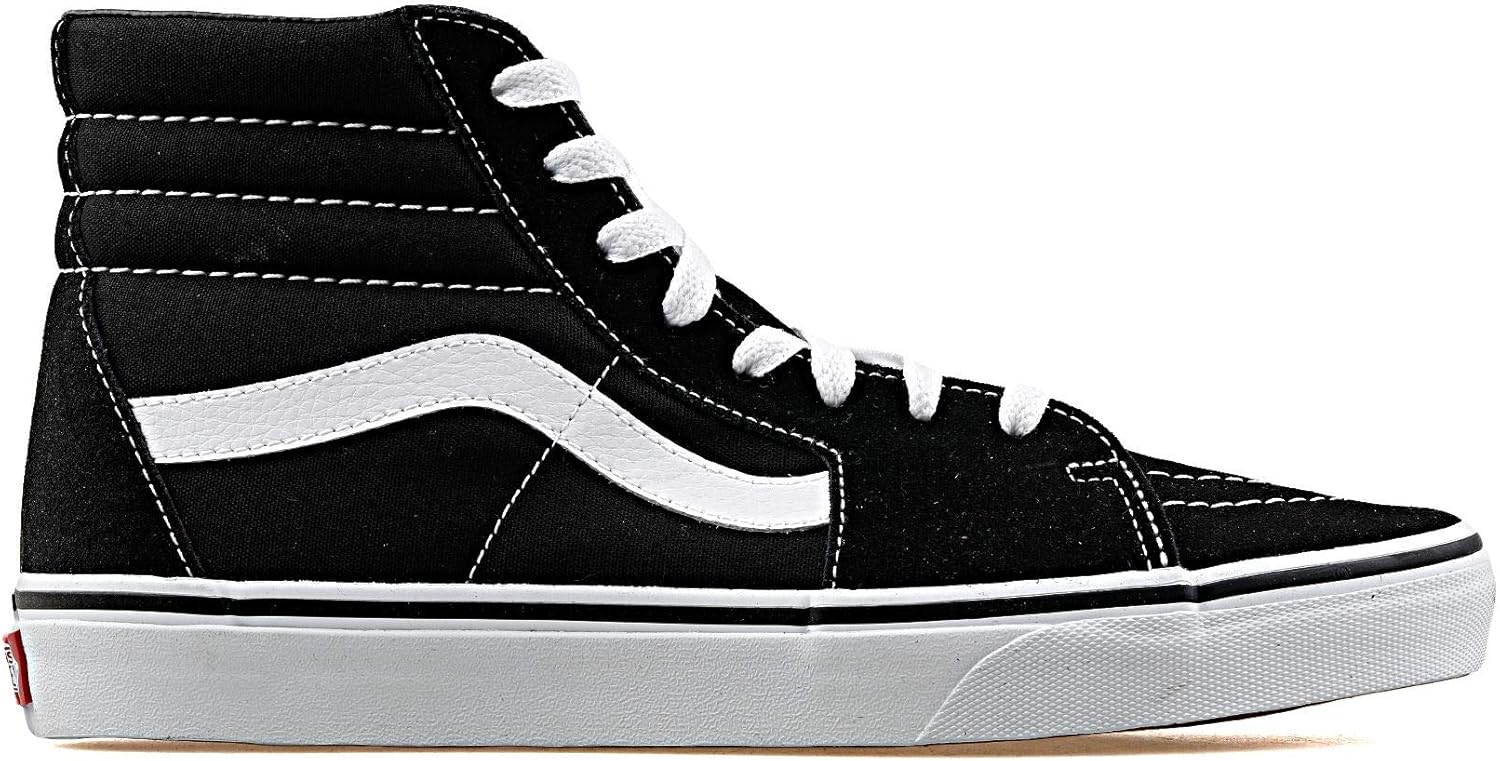VANS Sk8-Hi Black/White Shoes - Image 3