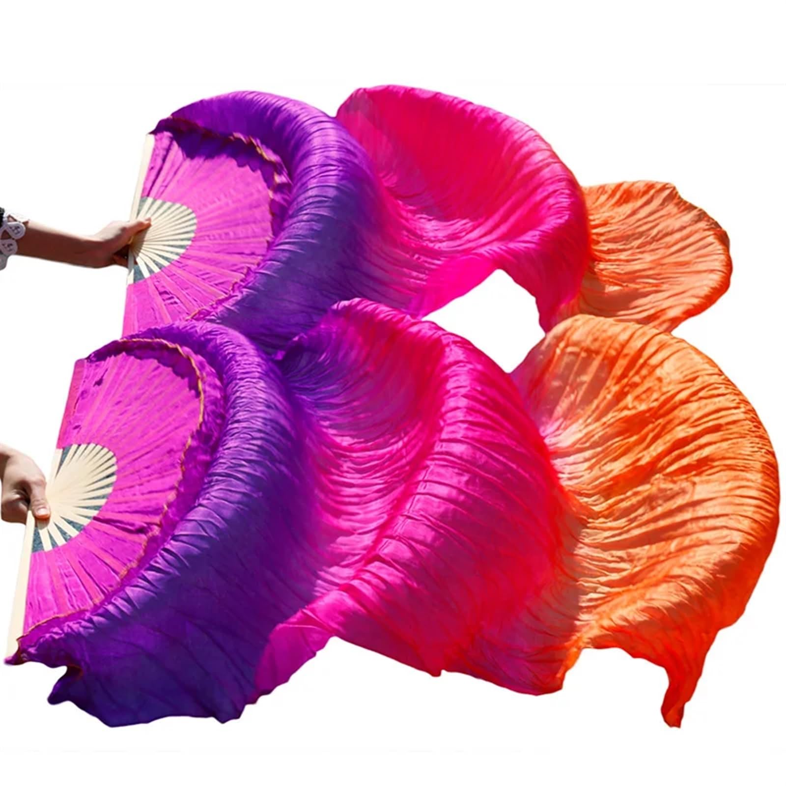 Éventails de danse du ventre soie fait main accessoire danse orientale - 8