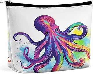 Colorful Octopus Toiletry Bag Portable Large ...