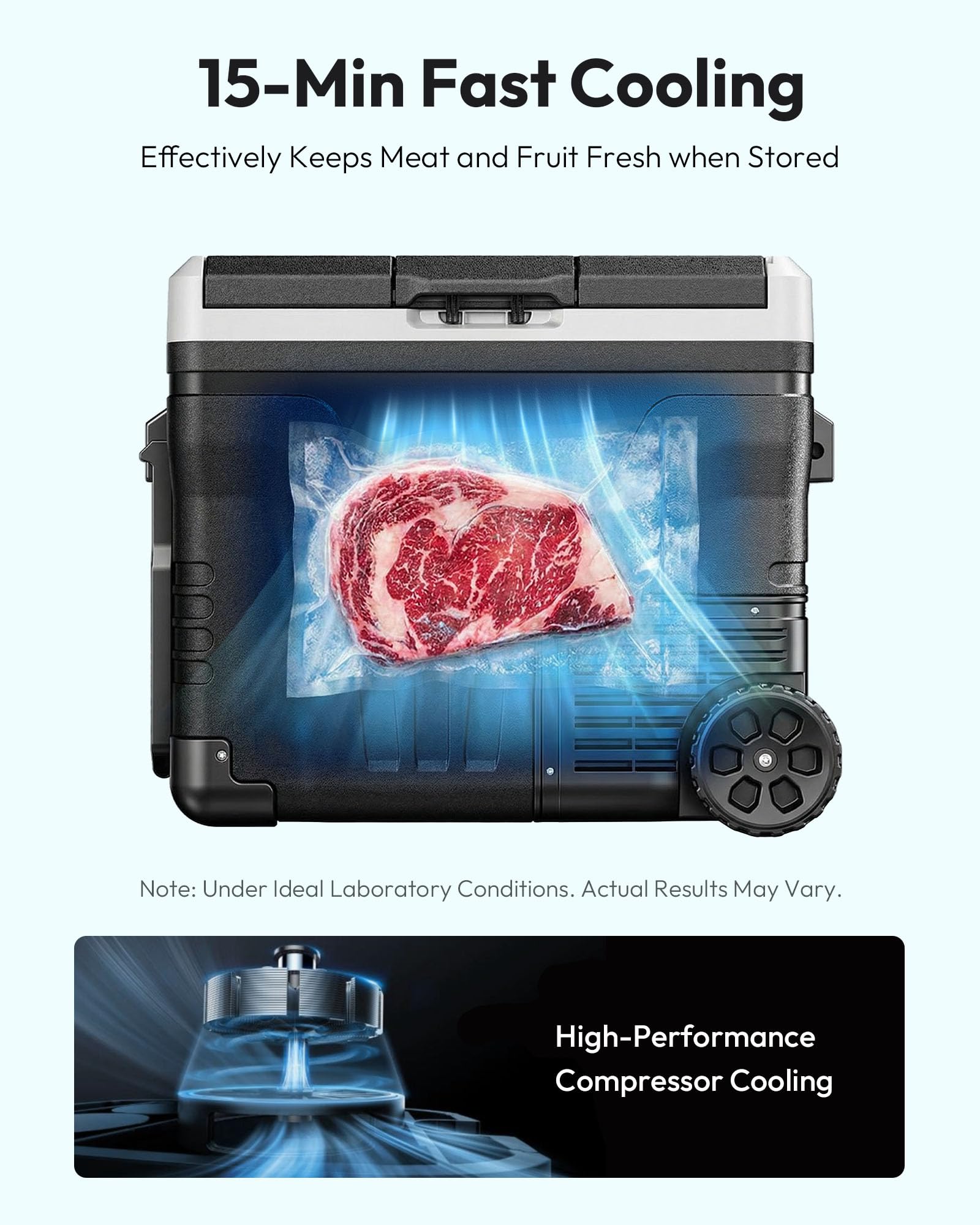 EUHOMY 48QT 12 Volt Refrigerator, -4℉~68℉ Portable Freezer for Car product image 17