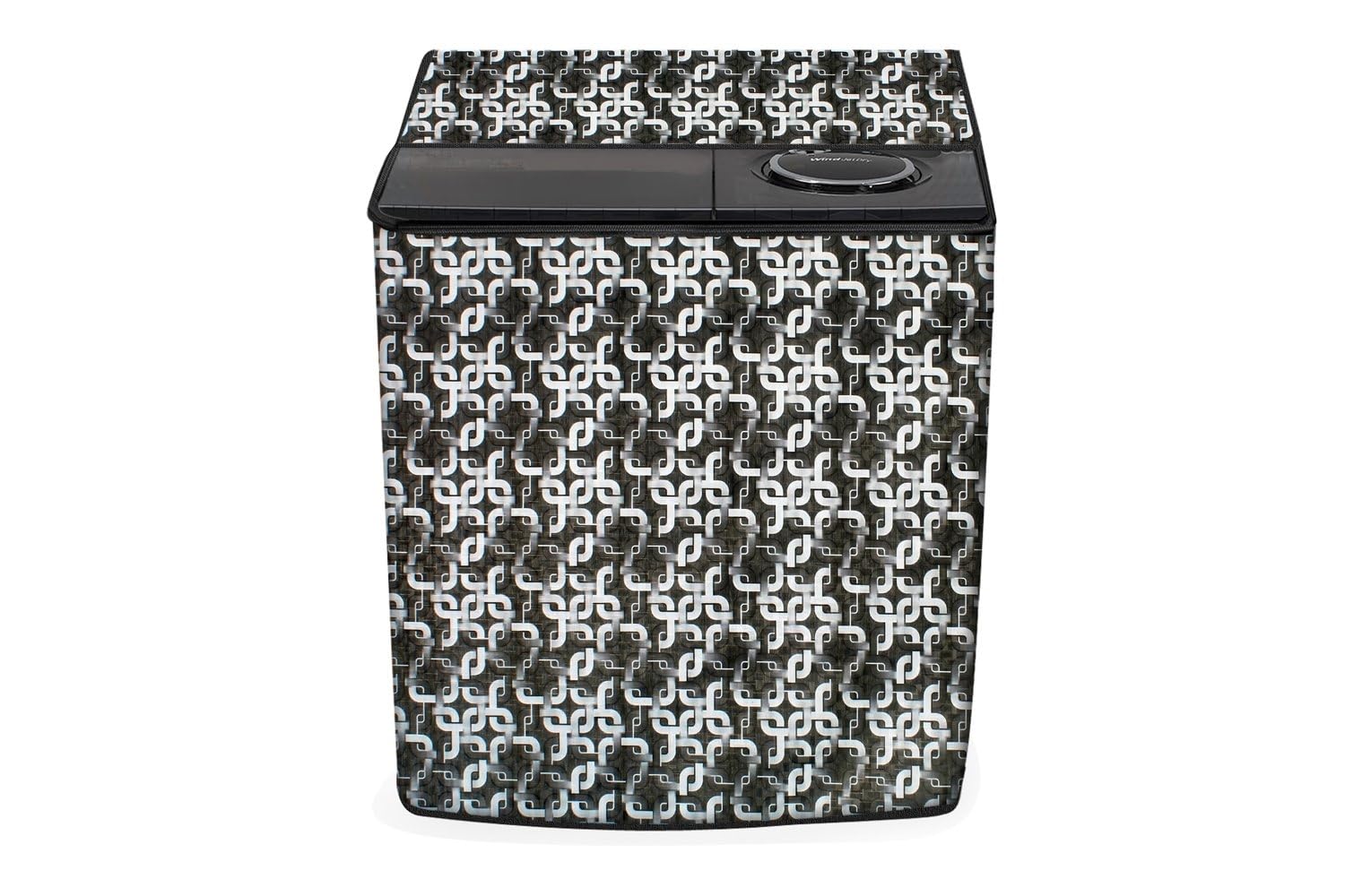 Stylista Washing Machine Cover Compatible for Godrej WS Edge 680 CT semi Automatic 6.8 Kg Printed Pattern-picture-31