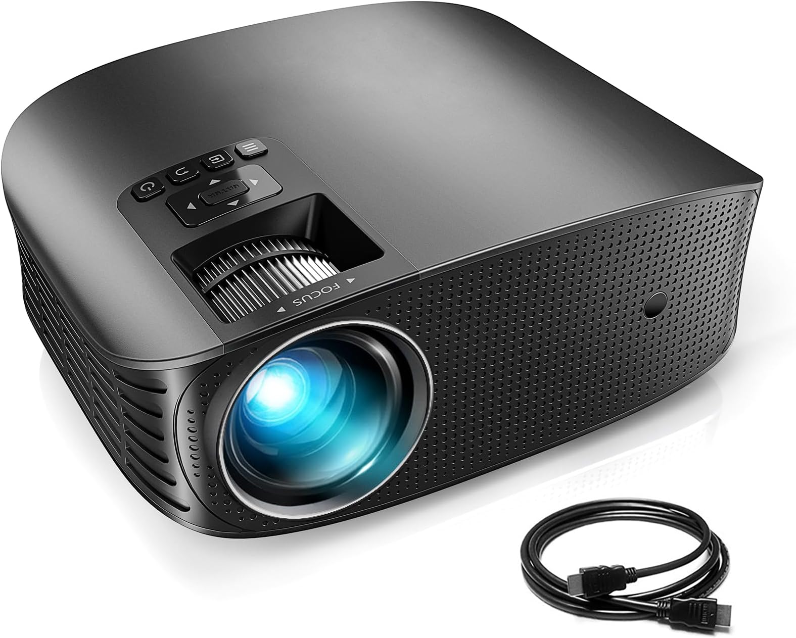 GooDee Projector, 2023 Dolby Native 1080P Video Projector, 15000L Outdoor Movie