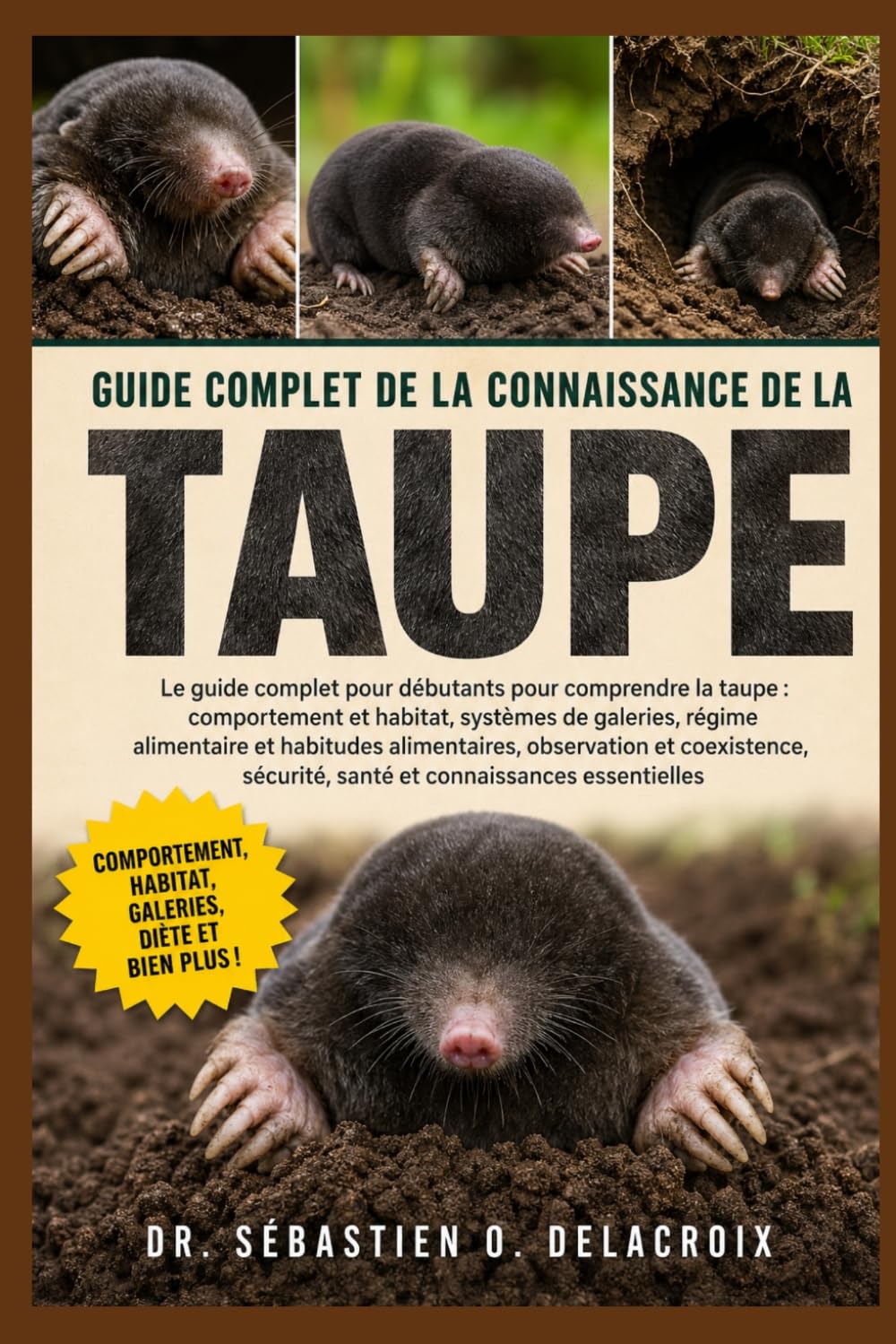 GUIDE COMPLET DE LA CONNAISSANCE DE LA: Le guide complet pour débutants pour comprendre la taupe : comportement et habitat, systèmes de ... sécurité, santé et connaissances essentielles