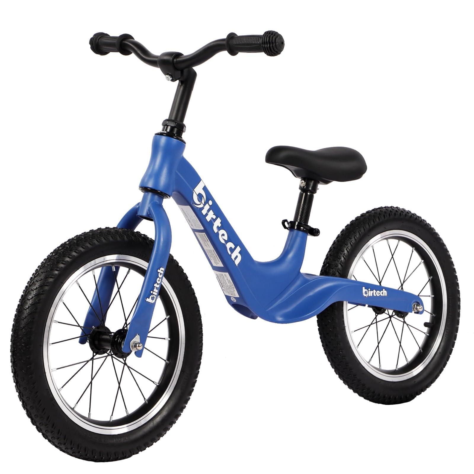 H.yeed 14 Inch Kids Balance Bike with Air Tires and Magnesium Alloy Frame, Lightweight No Pedal Training Bicycle for 3 4 5 6 Years Old Boys Girls (Blue) โ image 1