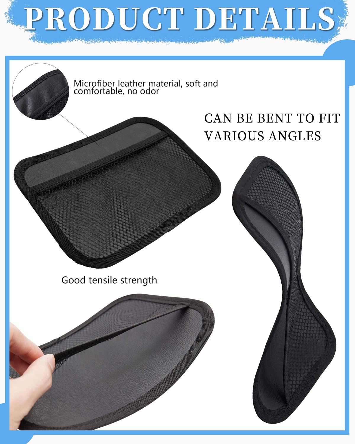 2 Reti Organizer Adesive Per Auto - Tasche Elastiche Per Sedile Posteriore O Bagagliaio - Foto 4