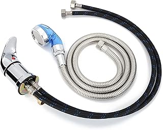 Shampoo Bed Chair 70cm Faucet + Blue Shower Head + 120cm Hose Hair Salon Salon Shampoo Bowl Faucet Vacuum Breaker Kit