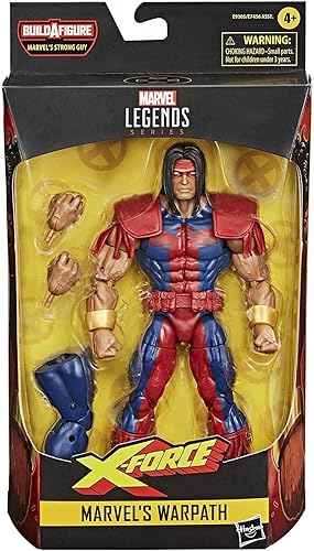 Marvel Hasbro Legends Series Collection - Figura de acción Warpath de 6 pulgadas, diseño premium y 2 accesorios