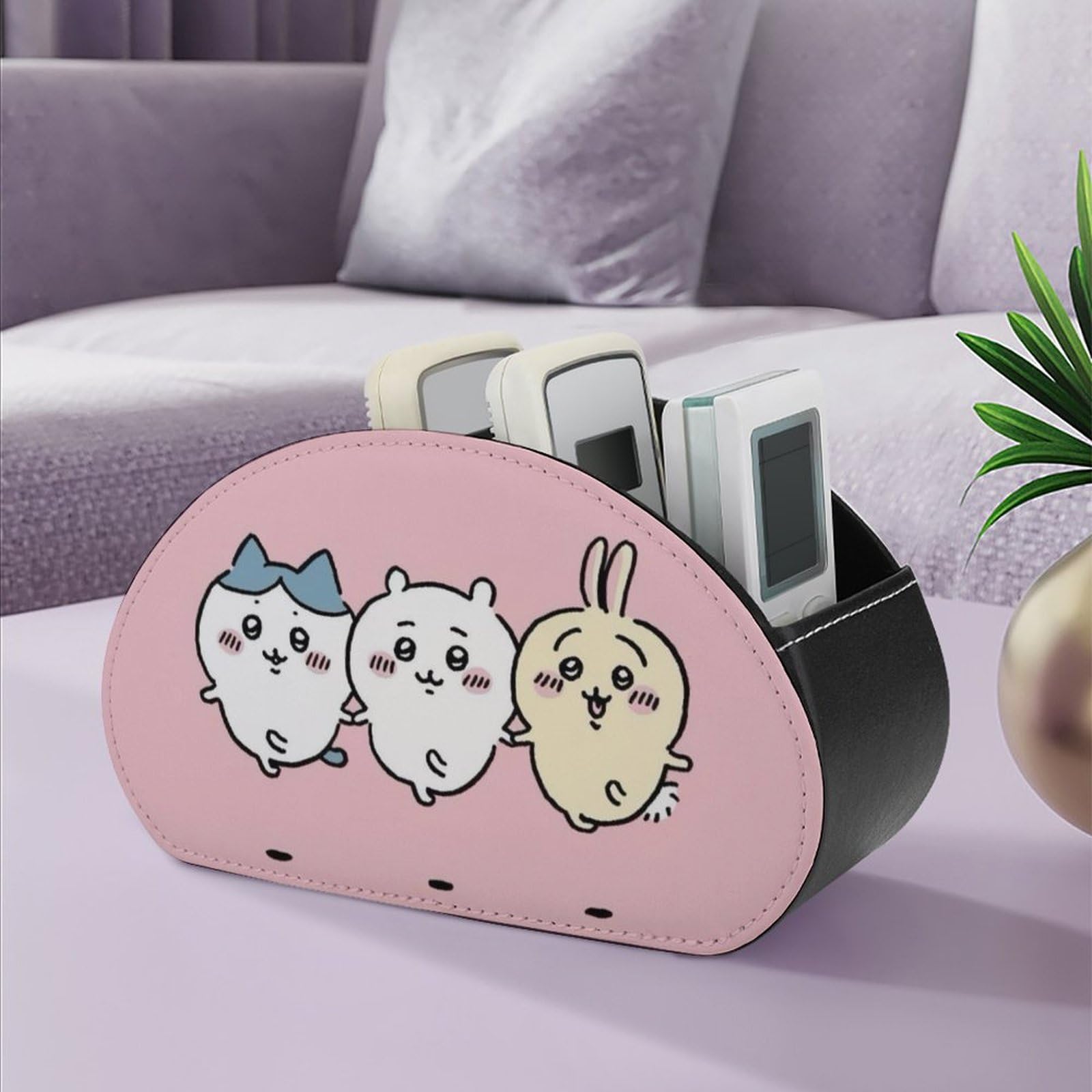 Amazon｜ちいかわ リモコン収納ボックス リモコン収納テーブル 5仕切り