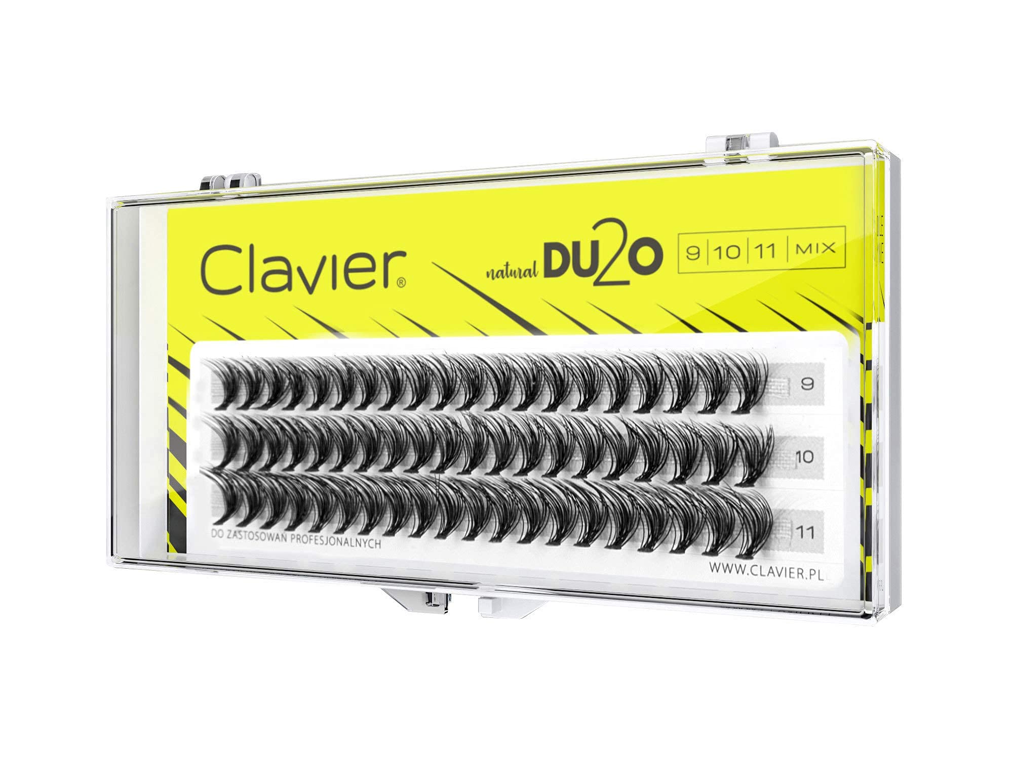 Clavier Artificial lashes in tufts Du2o Double Volume, schwarz - Image 2