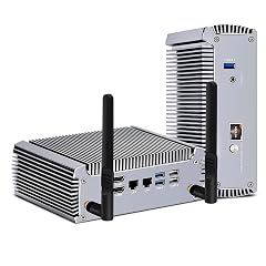 Micro Firewall Appliance Ryzen 5 4500U Fanless Mini PC Dual LAN Ports Support AES-NI Barebone Router PC 3