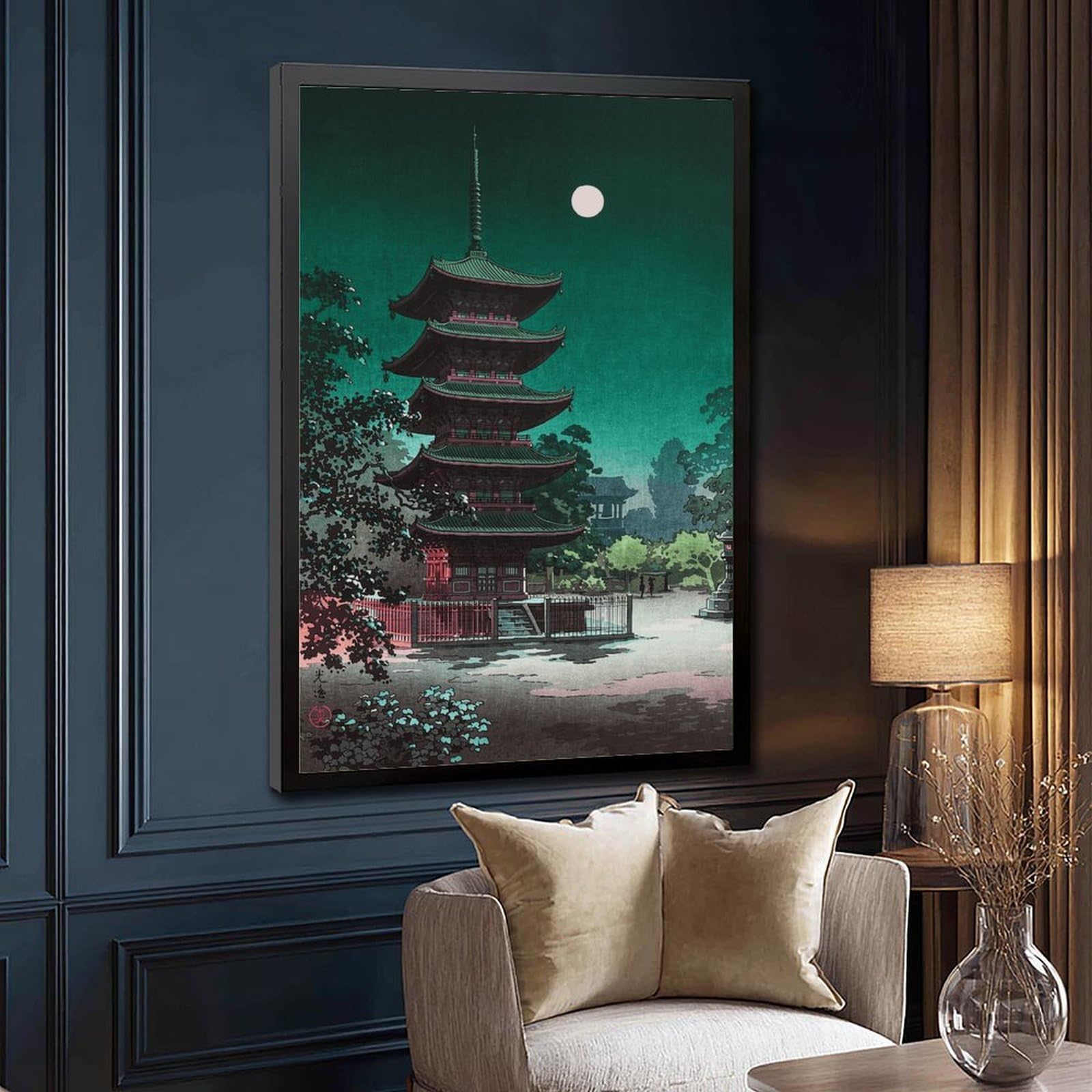 ELKPDOE Tsuchiya Koitsu Print, Poster Koitsu, Ukiyo-e Art Canvas Poster