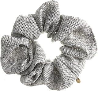 [ヴァンテーヌ] VINGTAINE 麻風 シンプルシュシュ ナチュラル デイリー オフィス 淡色 ヘアアクセ ヘアアクセサリー HS-114