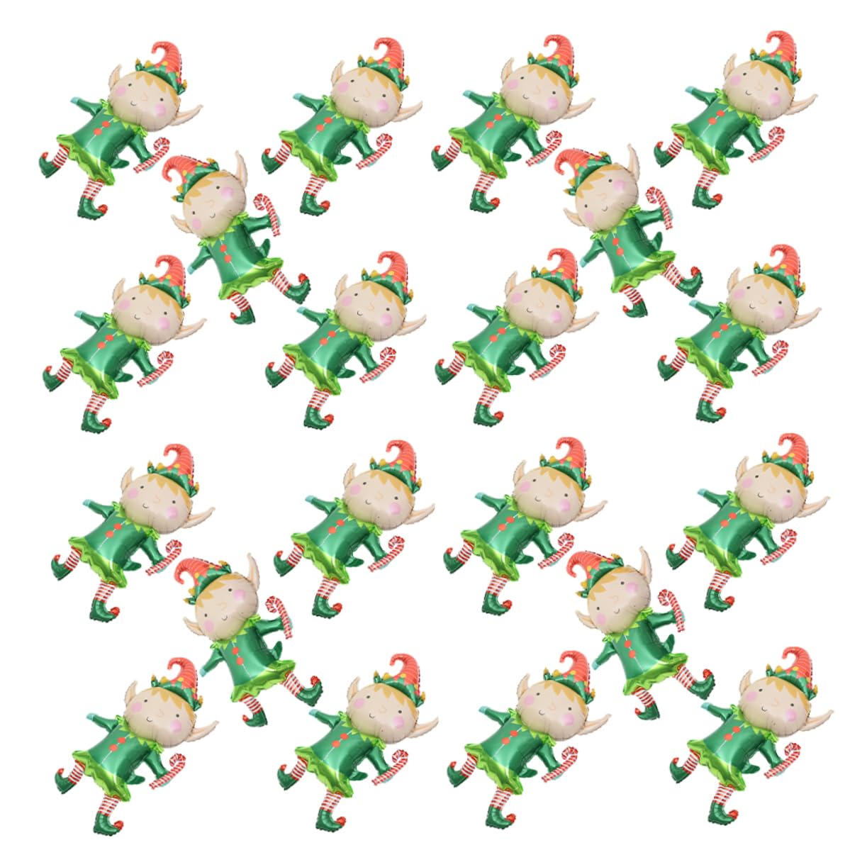 50pezzi Palloncini Sagomati in Lamina Per Natale Decorazioni Natalizie Per Casa e Ufficio Articoli Per Feste Di Natale Palloncini Decorativi Natalizi
