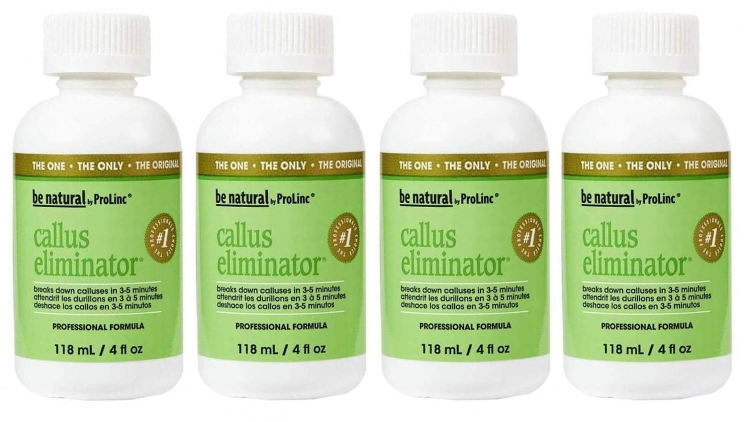 Be Natural Callus Eliminator 4 fl oz Pack of 4 Corn