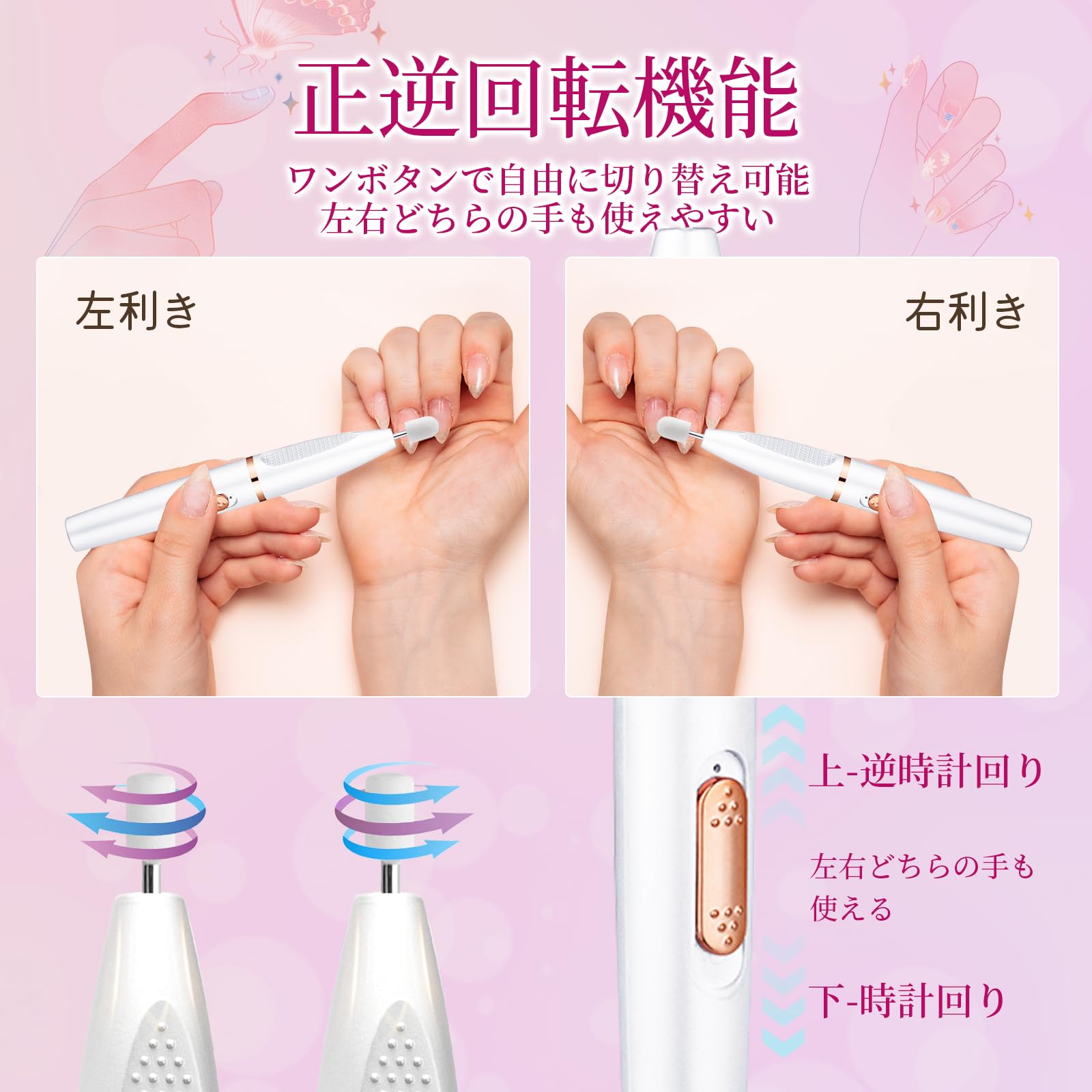 Amazon.co.jp: さえだ ネイルマシン ビット 電動ネイルマシン USB