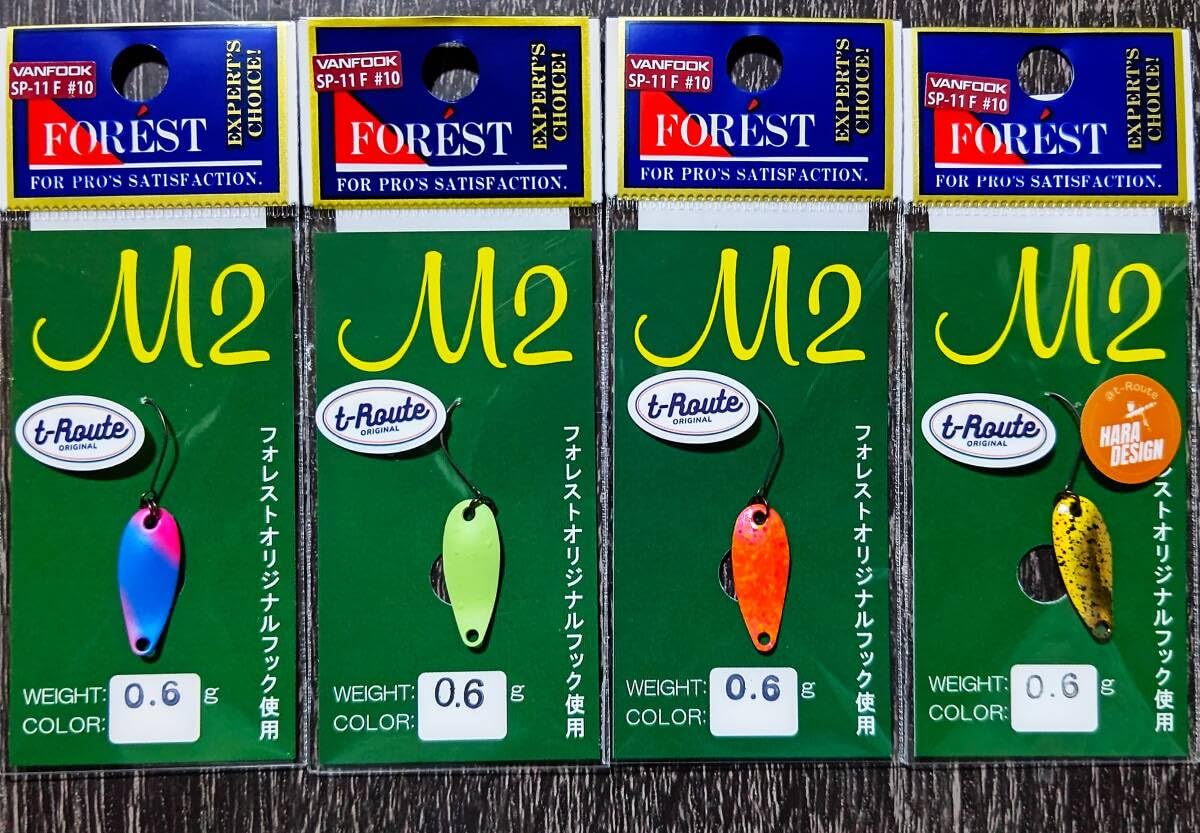 Amazon.co.jp: FOREST M2 フォレスト M2 0.6g t-Routeオリカラ 4枚