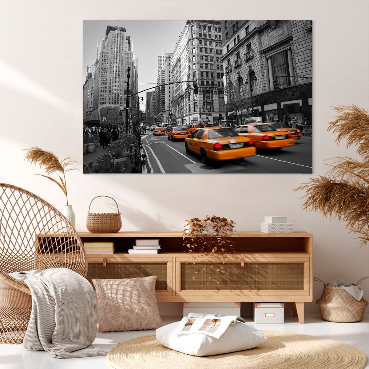 JUNOMI Poster New York 50x70 Città Mappa - Quadro Moderno Per Soggiorno, Idea Regalo Per Amanti Della Grande Mela - 2