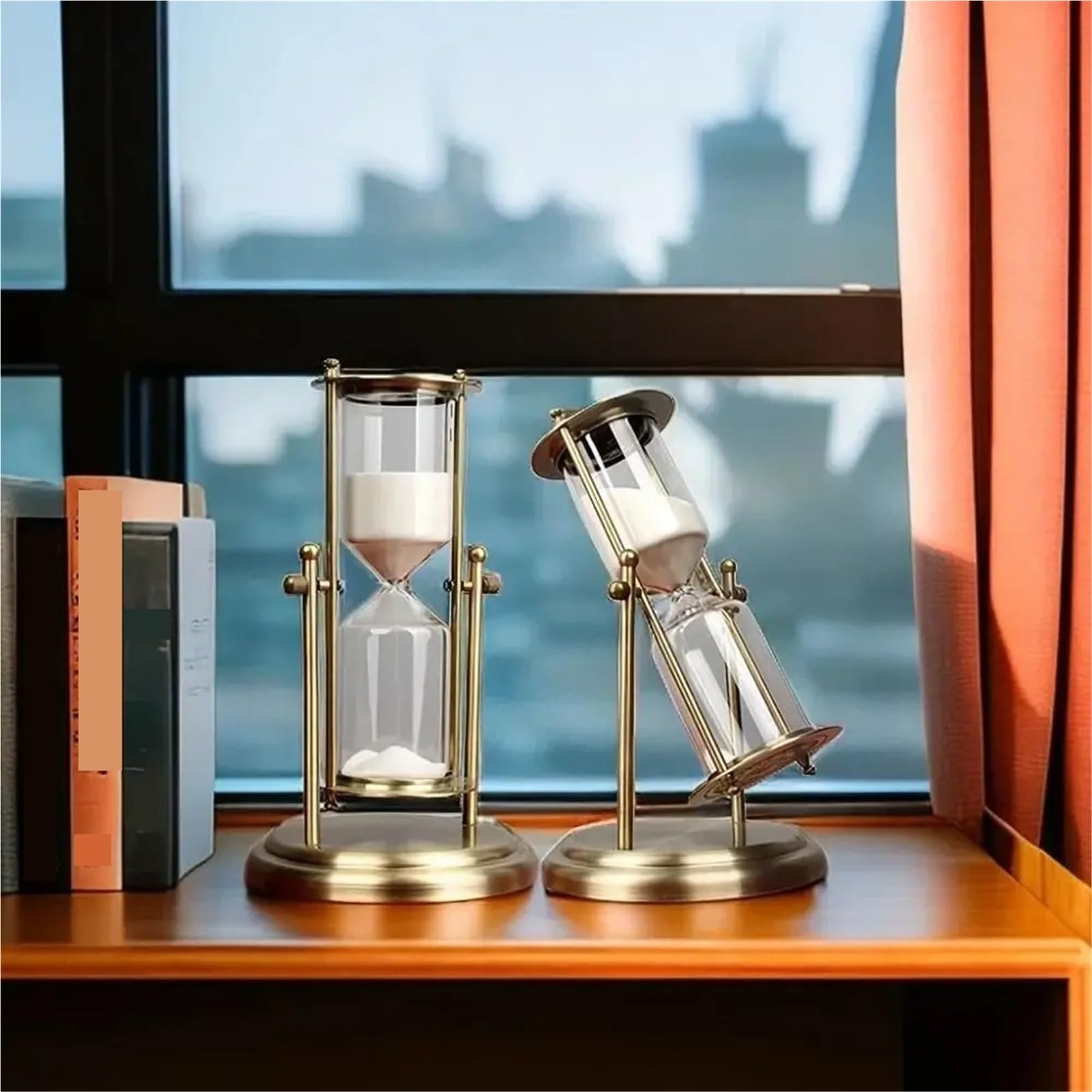 15/30/60 Min. Drehbarer Sanduhr-Timer Mit Krone