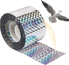 Fita reflexiva dupla face,Gel dupla face para afastar pássaros | Fita reflexiva ao ar livre para afastar pica-pau, pombos, grackle Pologmase