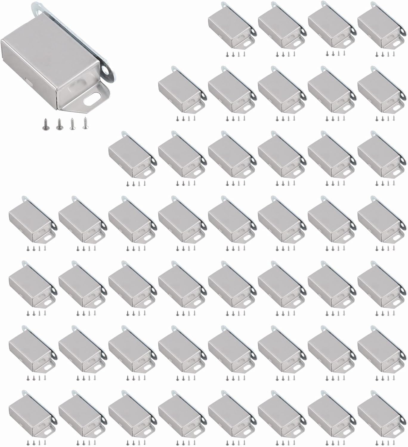 Firstrays 48 Pieces 25Lb Door Catch Stainless