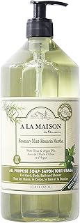 Sponsored Ad - A LA MAISON French Liquid Hand Soap, Rosemary Mint - Natural Hand Wash Made with Essential Oils - Biodegrad...
